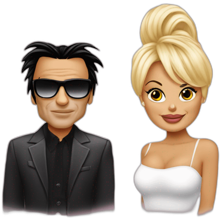 Pamela Anderson and tommy lee emoji