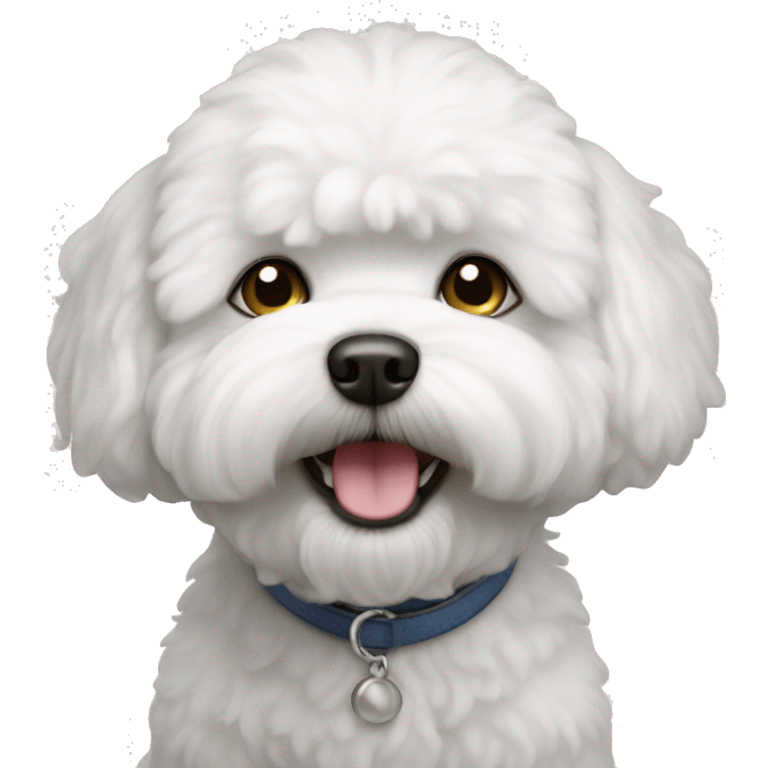 Bichon dog emoji