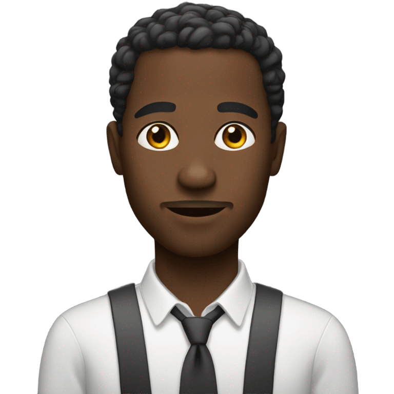 A black guy emoji