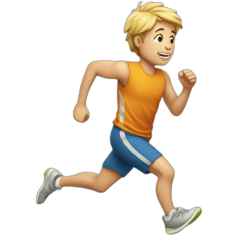 running boy emoji