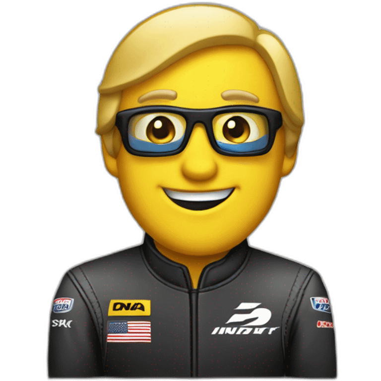 indycar on bricks emoji