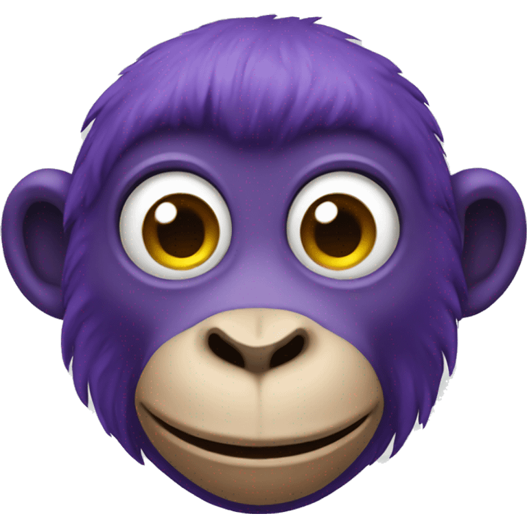 Purple monkey  emoji