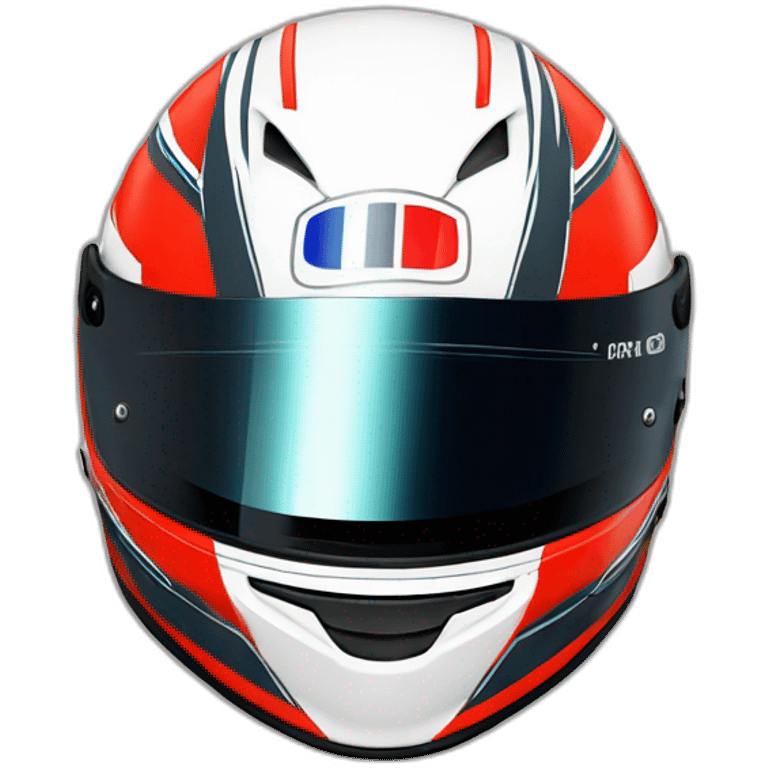 Casque de Charles leclerc emoji