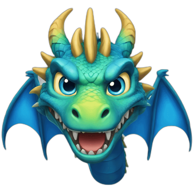 Blue Dragon King emoji