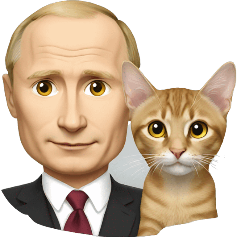 putin with cat emoji