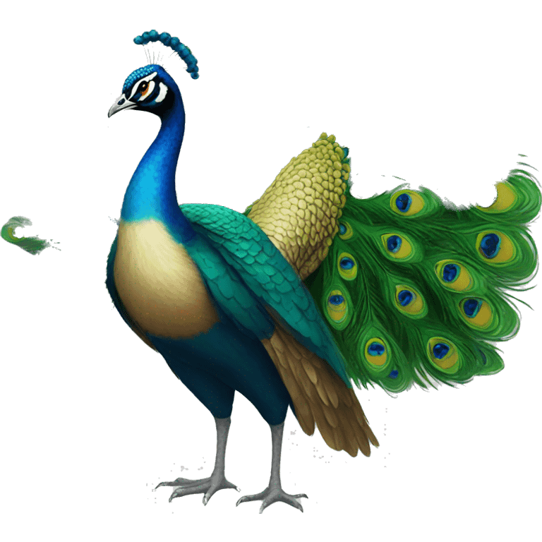 peacock emoji