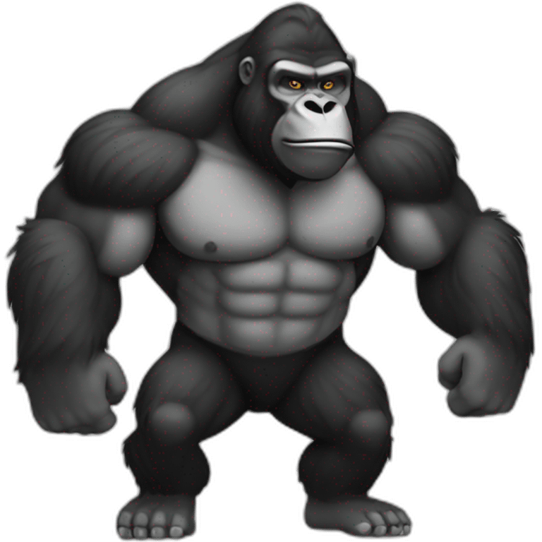 Gorilla muscle emoji