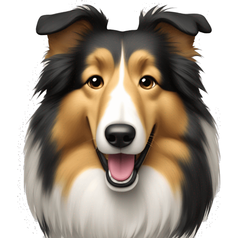 Rough collie emoji