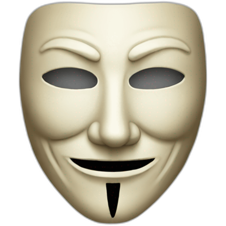 anonymous hackers mask emoji