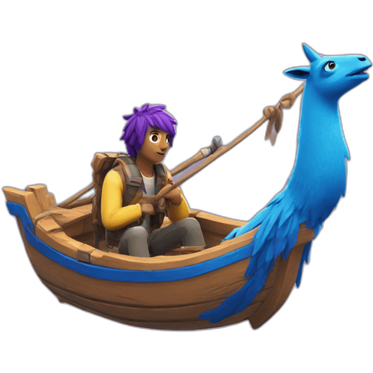 dory with fortnite llama emoji