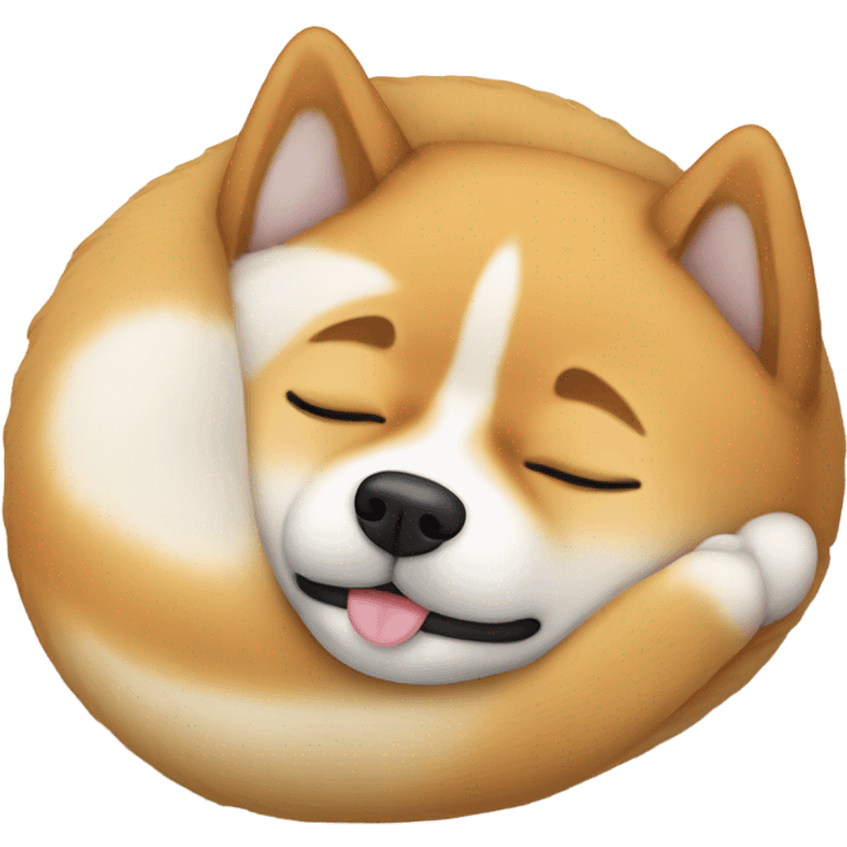 Shiba Inu sleeping emoji