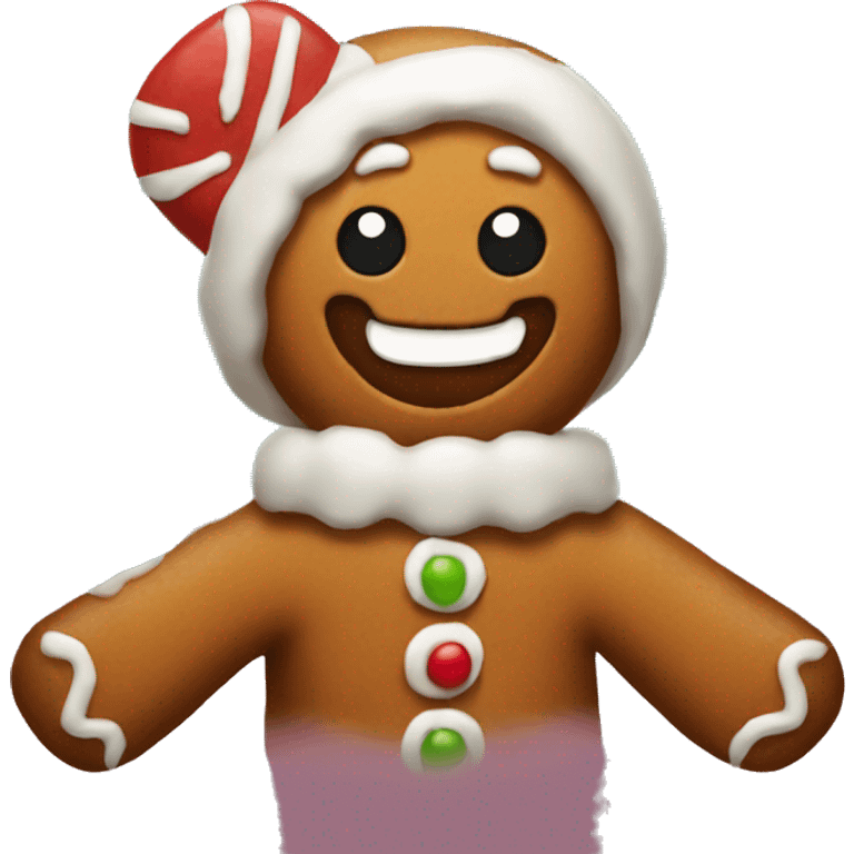 gingerbread man  emoji