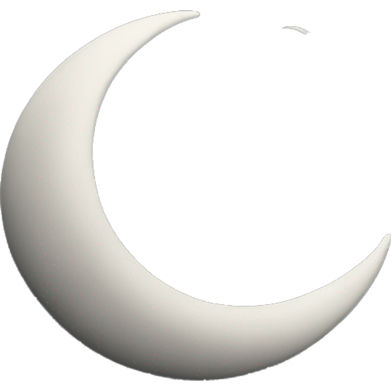 Crescent moon in dark clouds emoji