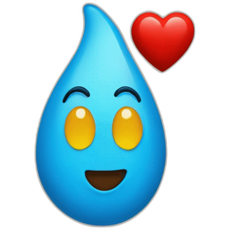 Un coeur qui sourit emoji