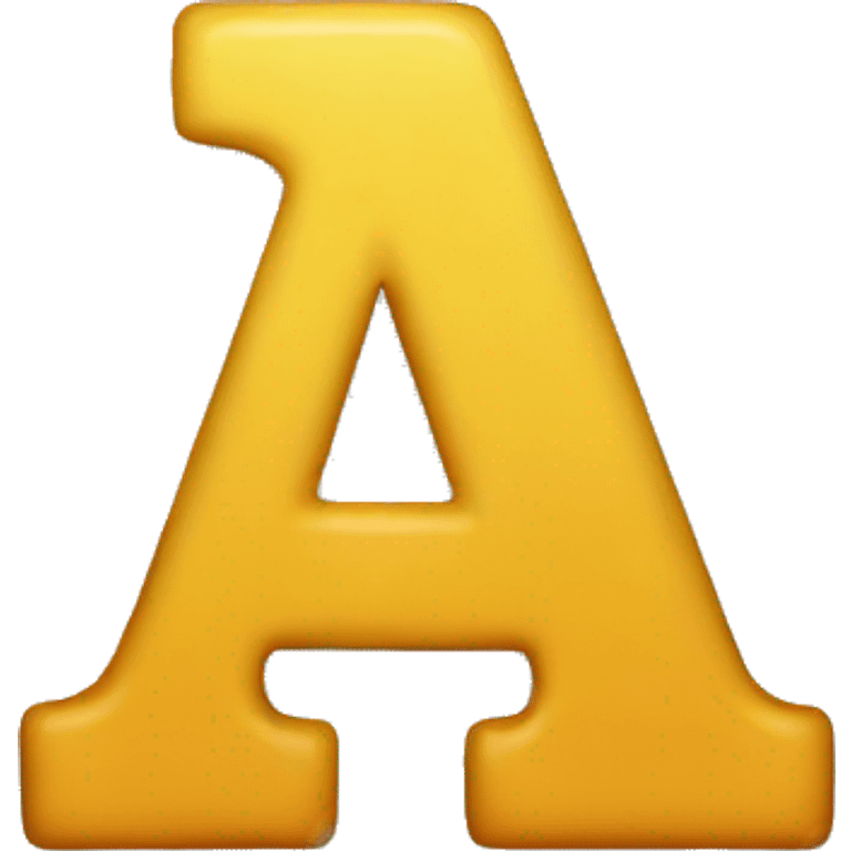 letter a emoji