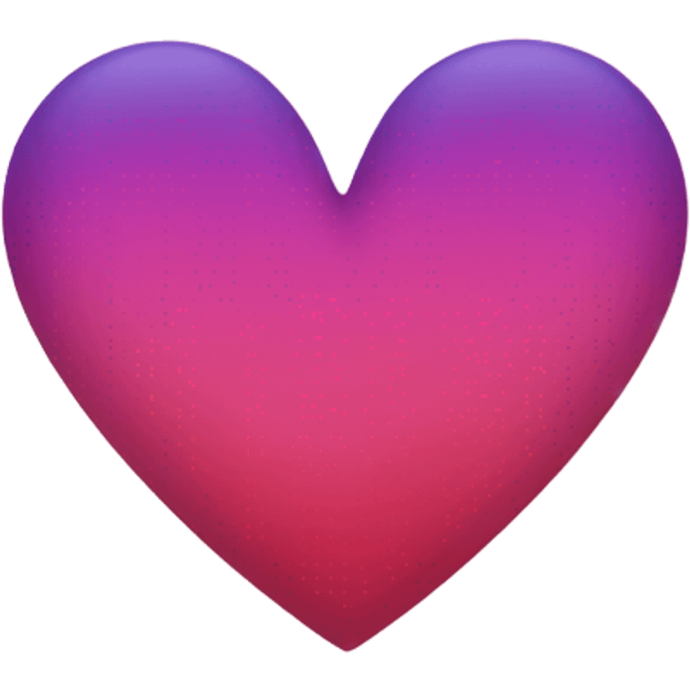 Ombré heart emoji