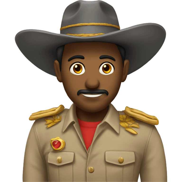 Un tiburo con sombrero detropa emoji