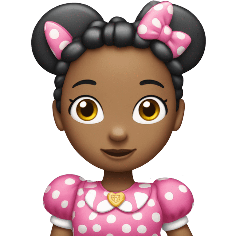 Hello kitty dressed as Minnie Mouse  emoji