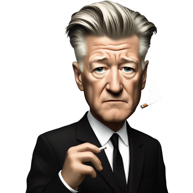 David lynch smoking emoji