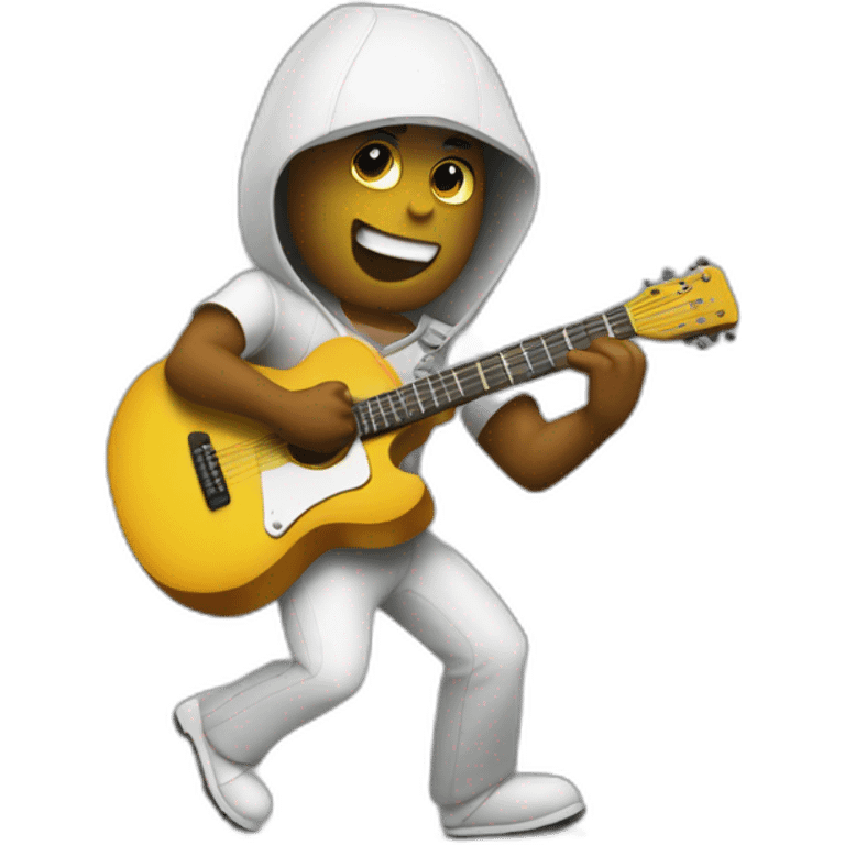 kick buttowski playing the guitar emoji