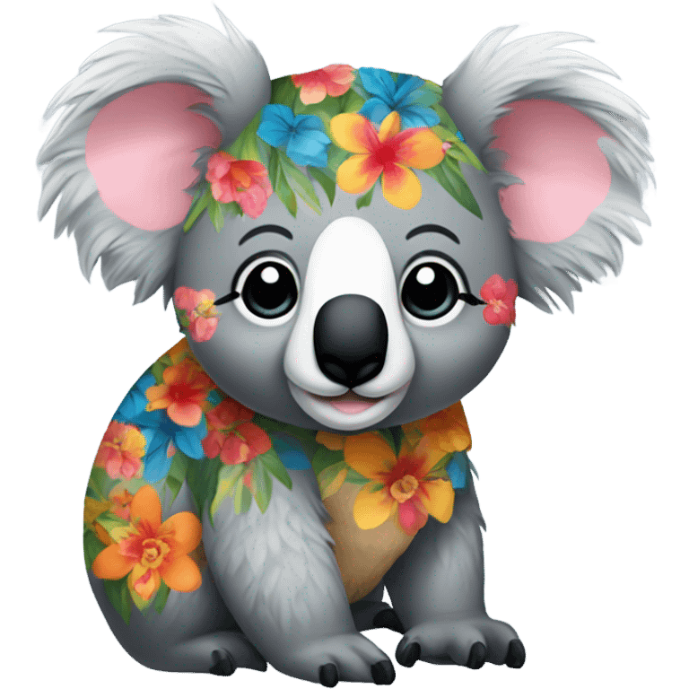 Koala in a dress emoji