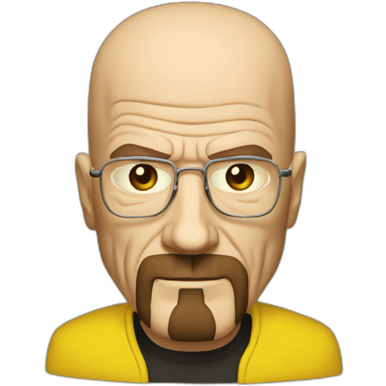 Walter White in yellow costume emoji