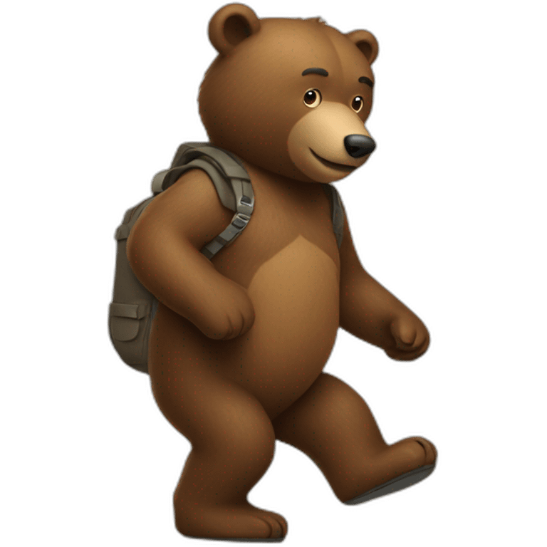 bear crossing stuff off emoji