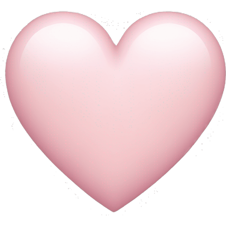 Light pink heart emoji