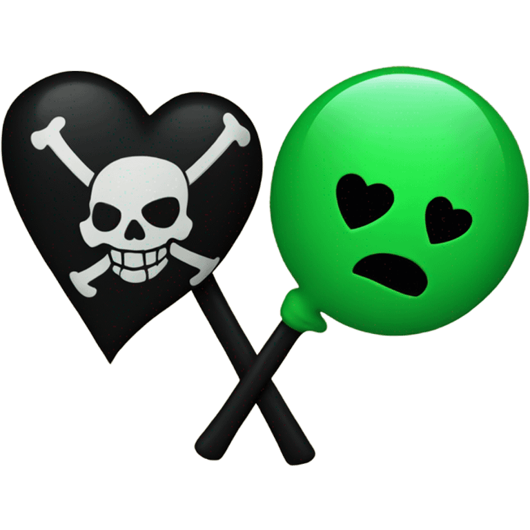 💚🏴‍☠️ emoji