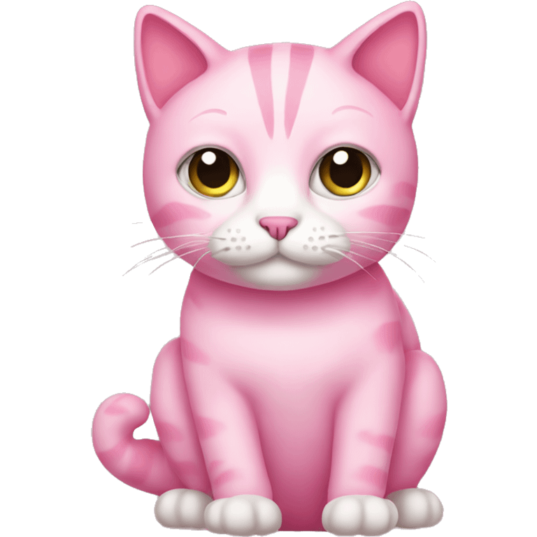 Pink cat emoji