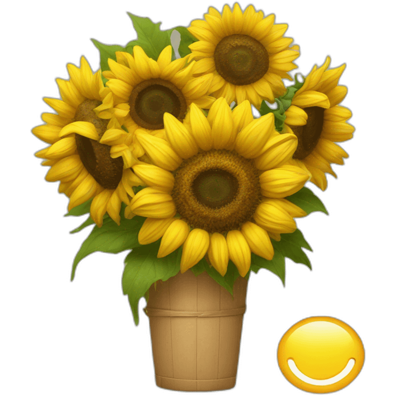 Bouquet of sunflower  emoji