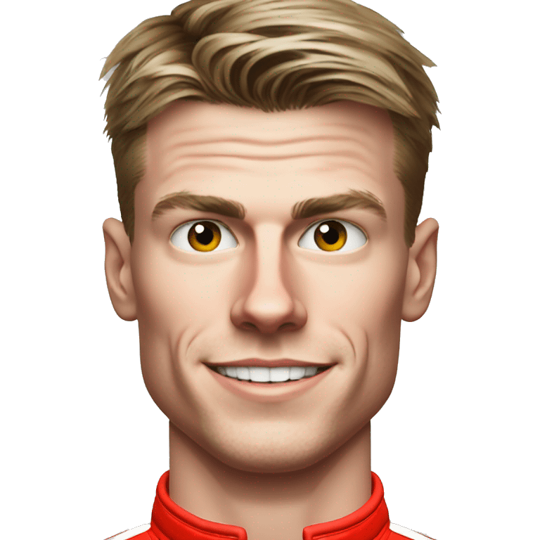 Max verstappen dans une Ferrari  emoji