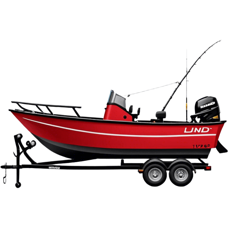 Fishing Boat - Lund 1775 Crossover XS (Model Year: 2022) (Iconic colour: Red with black trim) emoji