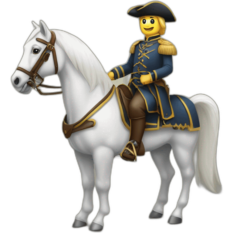 Cavalière-sur-cheval-dans-LIT emoji