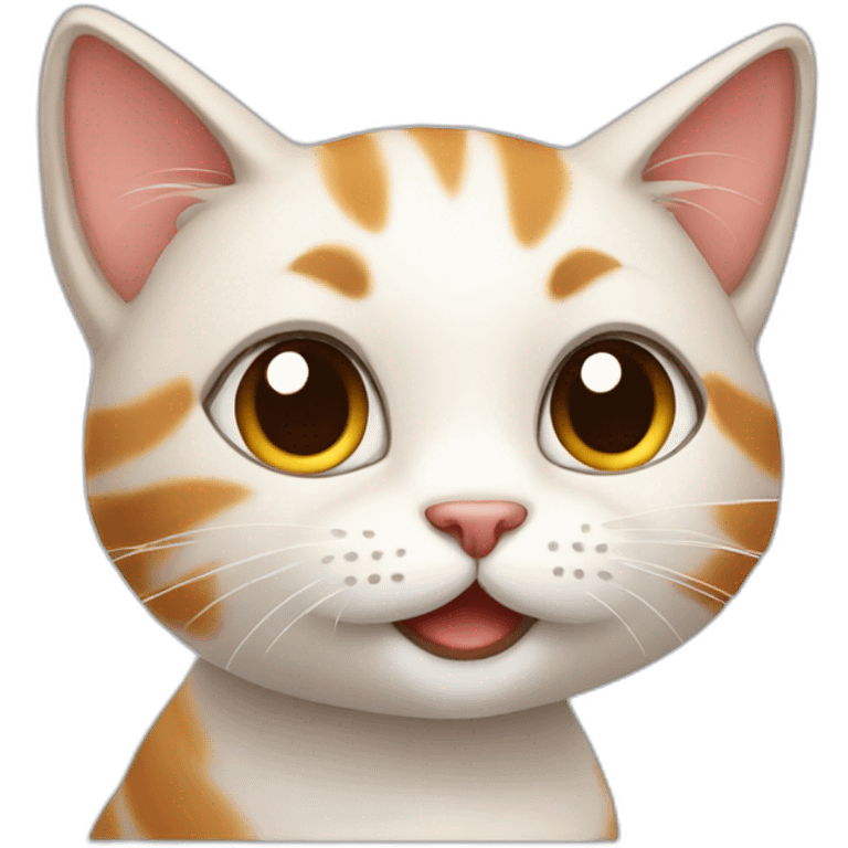 cute cat sitting emoji