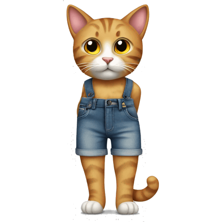 Cat in Spanish tema t shorts emoji