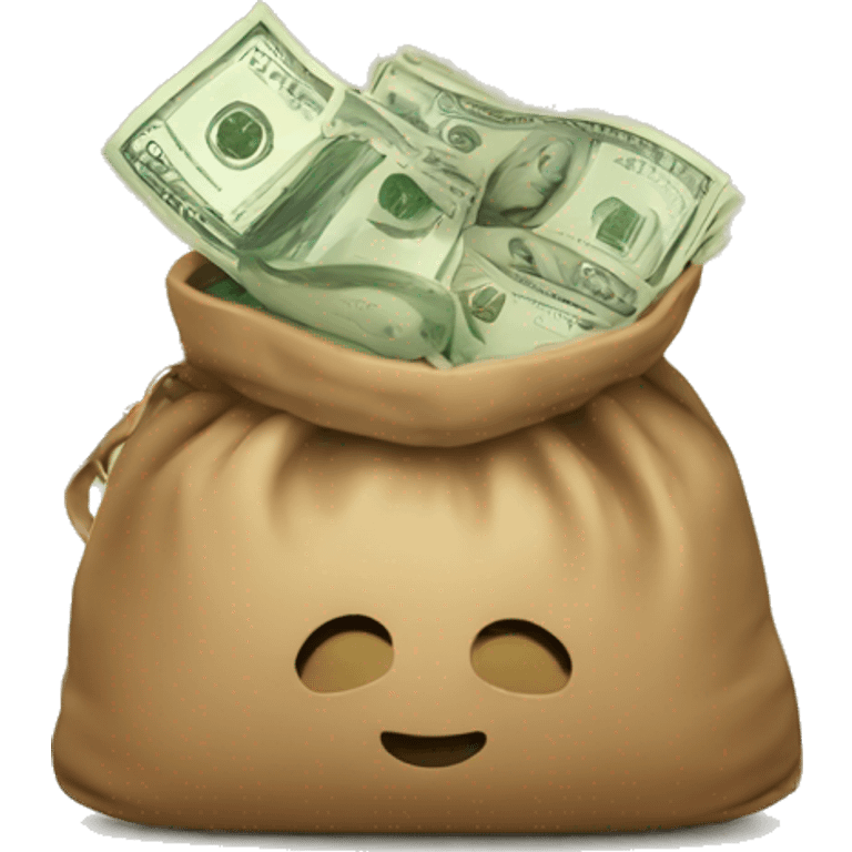 bag with money emoji