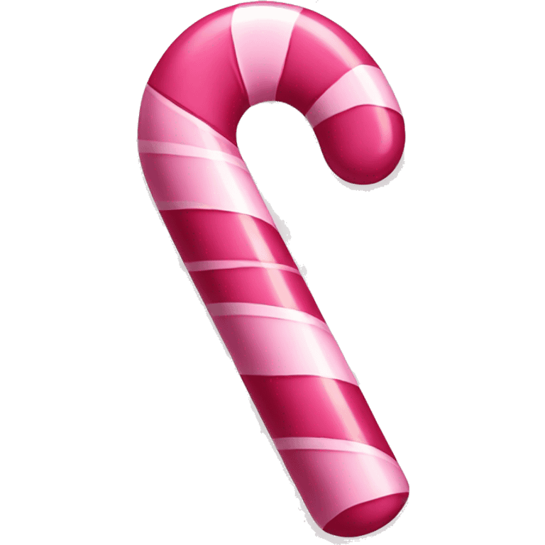 Pink candy cane emoji