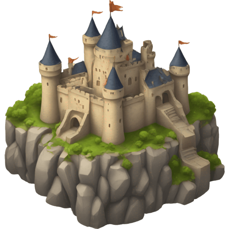 star shaped castle emoji