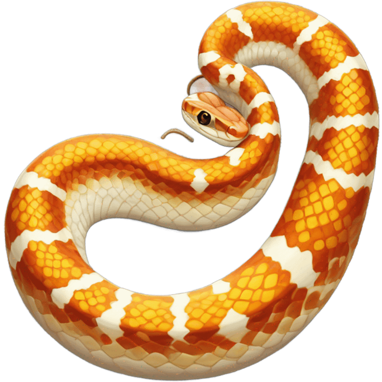 Happy cornsnake emoji