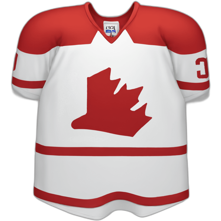 hockey jersey red color emoji