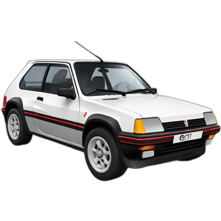 peugeot 205 gti rallye emoji