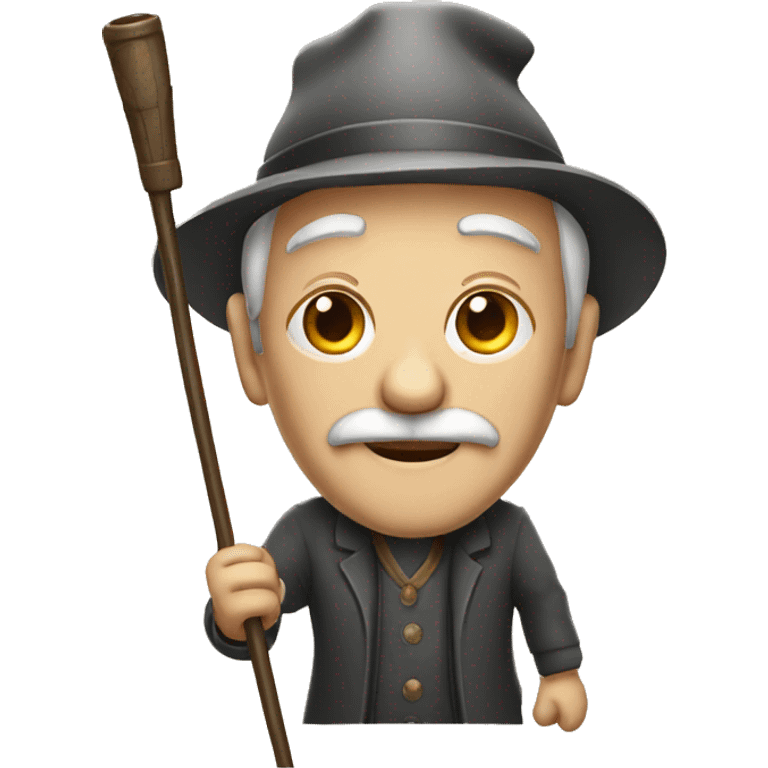 old man with cane emoji