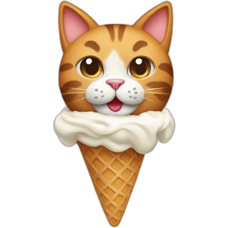 cat icecream emoji