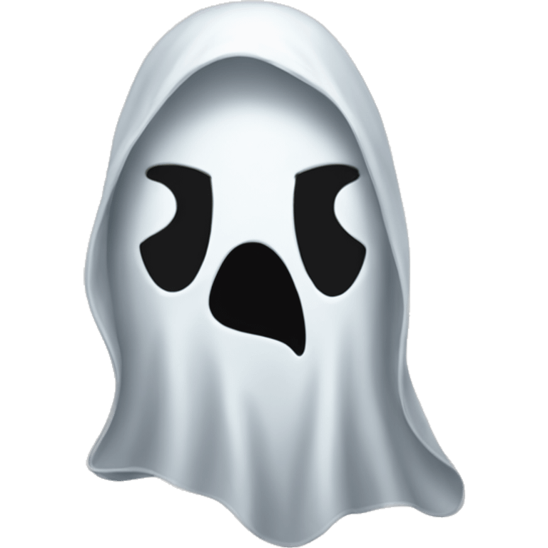 A Halloween ghost costume emoji