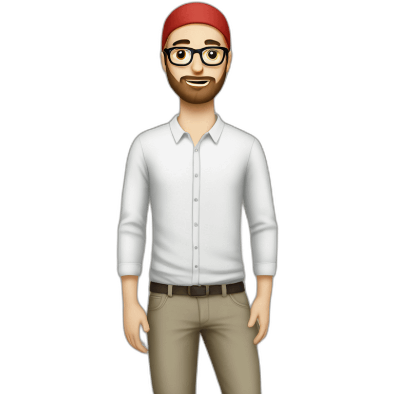 White-muslim-hipster-lad-palestine emoji