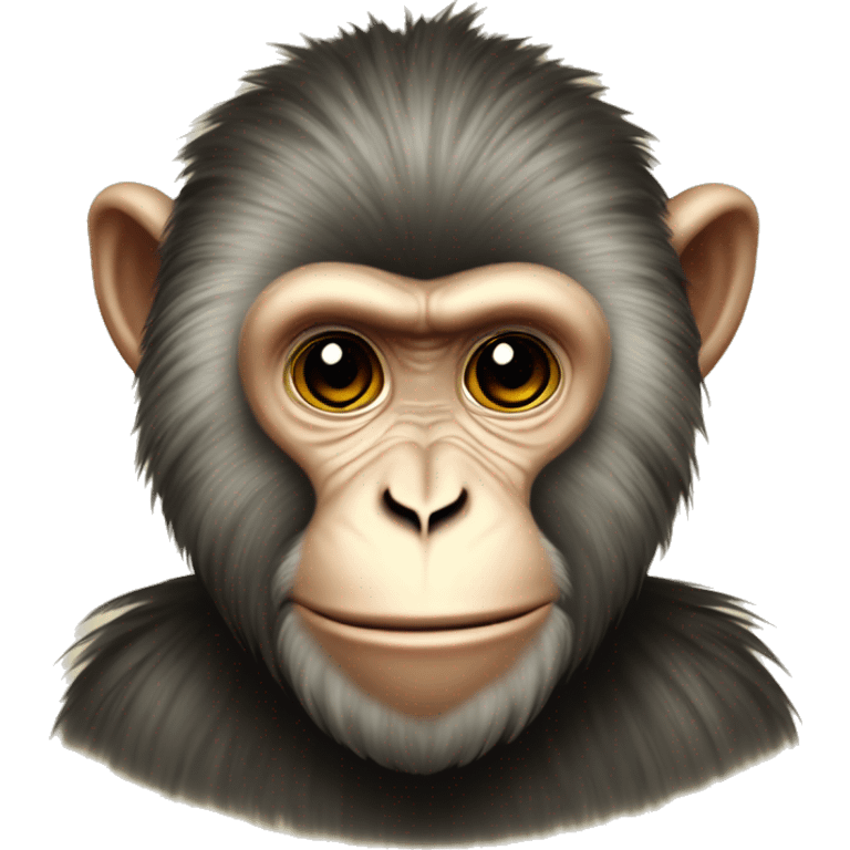 kozak-Monkey. crested head, long whiskers  emoji