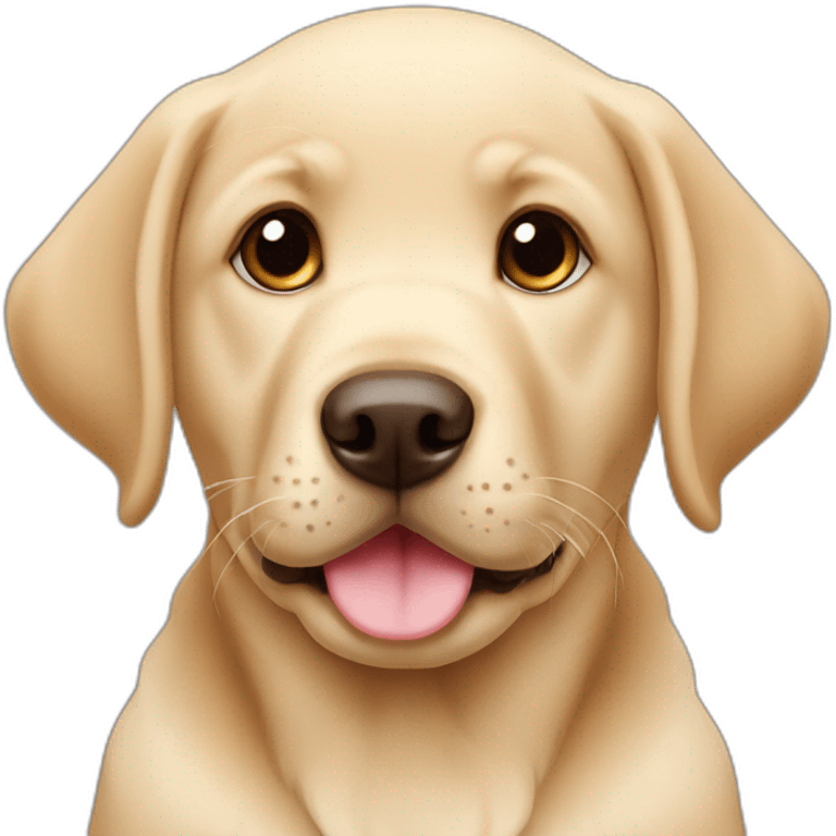 Labrador Retriever puppy cute emoji