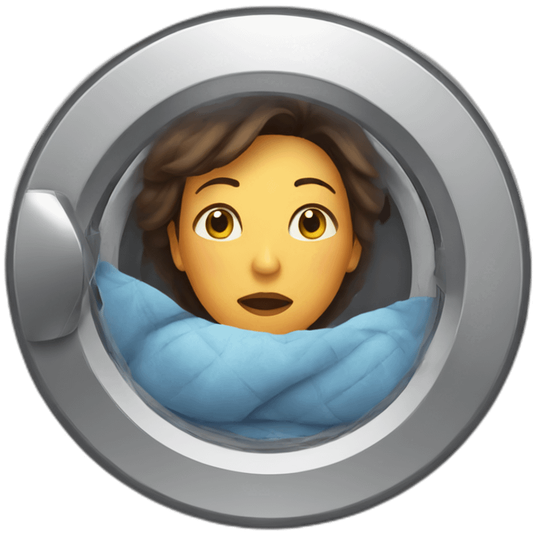 Mom stuck in dryer emoji