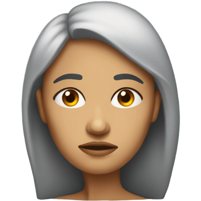 woman feeling discouraged emoji